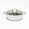 304 stainless steel soup pot  Straight type currency gas cooker induction cooker chafing dish