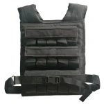 30KG Adjustable Iron Removable Weight Vest Exercise Loading Weight Vest for Boxing Running Training Workout Fitness