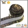 35mm braid decoration polyester garment tassel custom colorful trim