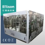 370ml Sparking Soda Water Filling Capping Machine Monoblock 3 In 1 CSD Drink Bottling Line