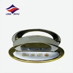 3D antique silver solar calculator with business card holder zinc alloy metal name card holder supplier