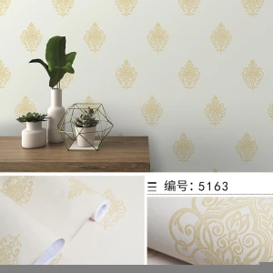 3D waterproof wallpaper living room and bedroom wall PVC self-adhesive decorative wallpaper