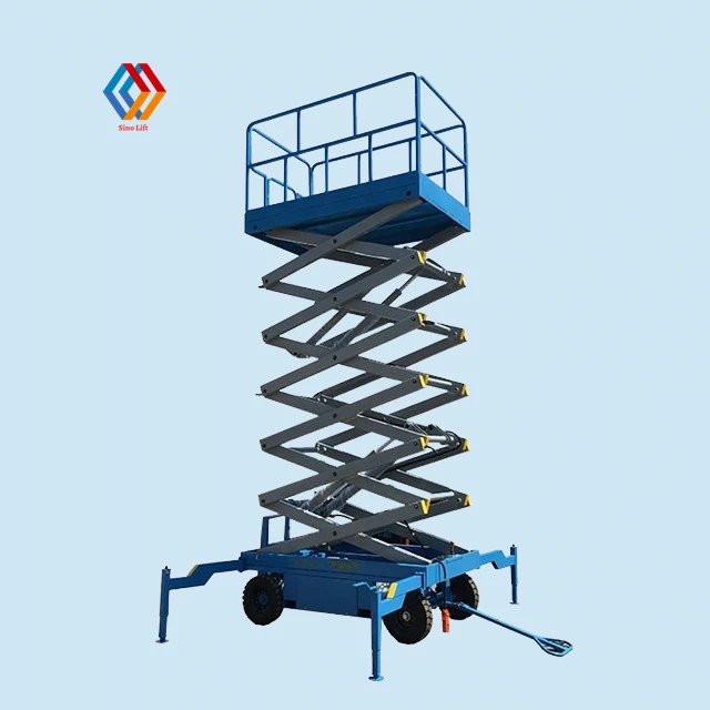 4 meters 6m  8m 15m  Auto Mobile Hydraulic Trailer Scissor Lift Table Lift Table Platform For Sale Lift Scissor