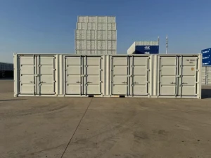 40 Hc Full One Side With Four Doors Used New Shipping Container For Sale Cost Retail Store Shipping-Containers