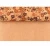 Import 45*30CM Cognac coffee flower cork fabric leather sheet for clutch bags packaging toy suit from China