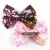 Import 5 inch Hot Sale Hair Accessories Reversible Sequins Scale Bow Hairpin Alligator Clip For Kids from China