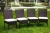 Import 5 Pieces Indoor Outdoor Dining Set PE Rattan Garden Dining Table and Chairs Patio Set Furniture from China