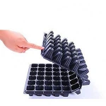 50 Holes Plastic Seedling Starter Trays Plant Flower Pots Nursery Grow Box Tray