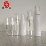 50ml 60ml 80ml 100ml  150ml 200ml  Cosmetic PET plastic Lotion Pump  Foam Pump Bottles