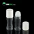 Import 50ml/1.7oz Empty Refillable Clear Glass Roll-on Deodorant Bottle with Plastic Roller Ball Essential Oils Roller Bottles from China