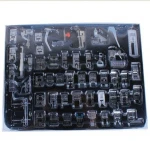 52pcs Domestic Sewing Machine Braiding Blind Stitch Darning Presser Foot Feet Kit Set For Brother Singer Janome