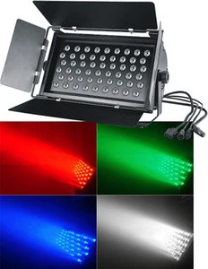 54x3w RGBW full color LED light outdoor led stage ground row lighting