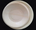 5.5" Eco-friendly Wood Round Dinner Plates KarlNiko Food Grade Dish Plate