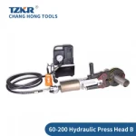 60 to 200 Hydraulic Quick Connections Workholding Clamping Plumbing Tubing Crimping Fits Copper Stainless Carbon Steel Pipe Press Actuating Head Cylinder B
