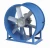 600mm 1400rpm 1.5kw Axial flow ventilation fan with belt