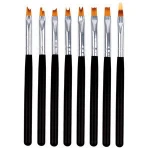 8 Pcs Nail Brush UV Gel Flower Drawing Pen  Acrylic Painting Brush Set Nail Art  Polish tool