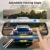 Import 9.66"  curved dual channel recorder radar detector monitor mount holder rear view adas dual lens gps car rearview mirror dvr from China
