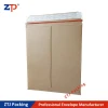 A4 size brown hard cardboard cushioned envelope with tear and strip