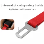 Adjustable Strap Buckle Safety dog car seat belt harness