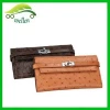 Advanced genuine leather wallets ladies clutch purse Ostrich skin purse with hook/italian leather wallet