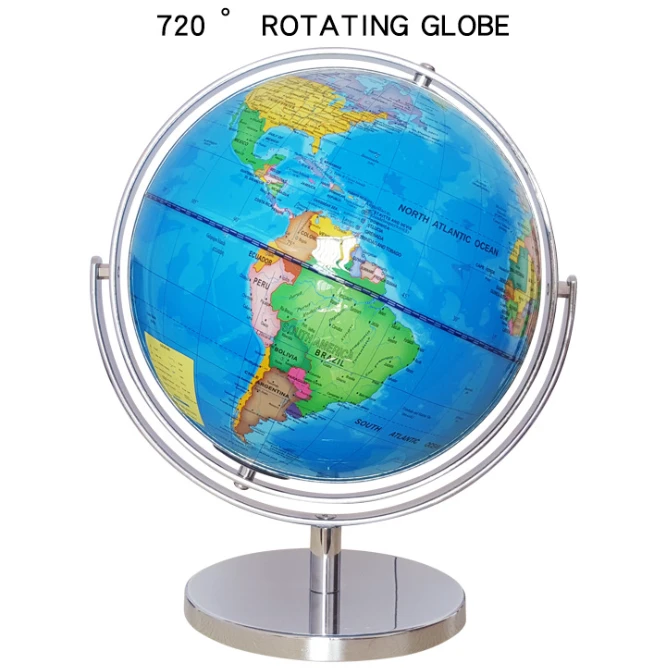 All direction 720 Rotating globe with led light