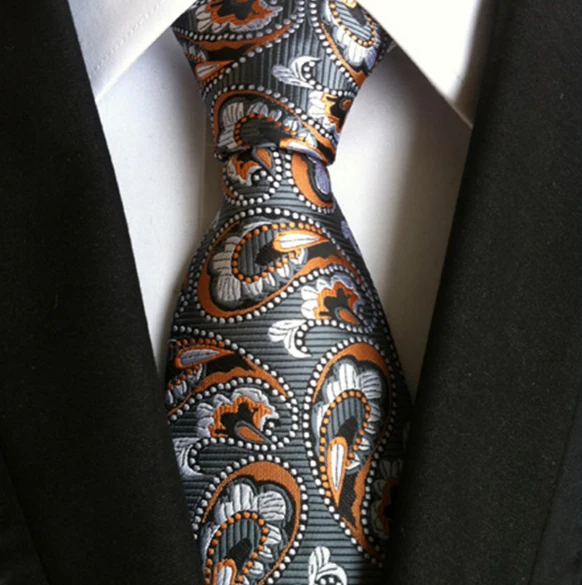All Kinds Neckwear Ties Business Suit Wholesale Paisley Neckties Silk Mens Neck Tie