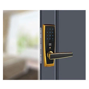 ALLAMODA smart hotel electronic fingerprint keyless euro profile mortice hign security door lock