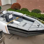 Aluminium 6m factory speed vessel center console fishing boat with CE