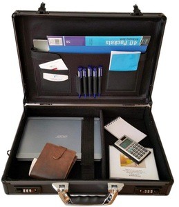 Aluminium Executive Laptop Padded Briefcase Attache Case