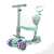 Import Aluminum alloy folding kids scooter 230mm/big wheels foot pedal kick scooter from China