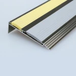 Aluminum Anti Slip Step Nosing Stair Nosing Strips safety nosing non-slip nosing anti-slip strip for stairs for stairway