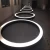 Import Aluminum Profile  Linear led designer fixture hanging lamp square metal rings pendant light from China