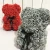 Amazon Hot Sales 2019 Valentine Handmade 25cm Rose Bear PE Foam Teddy Rose Styrofoam Bear Mothers Day Gifts