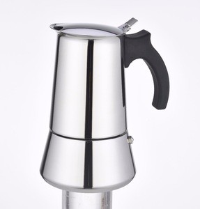Amazon hot selling moka coffee maker stainless steel induction