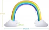 Amazon hot selling Summer Inflatable Water Spray Toy Rainbow Cloud  Arch Sprinkler Yard Backyard Lawn Archway Outdoor Toys Kids