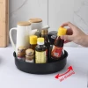 Amazon Supplier Kitchen Counter-top Jar Steel Revolving Spice Rack Storage Rotating Spice Rack Organizer