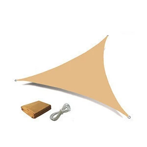 Amazon Top Seller HDPE Outdoor 5.5x.5x5.5m Triangle Sand Car Park Sun Shade Sail Net From Chinese Factory
