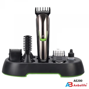 Anbo hair clipper nose trimmer mens grooming kit switch blade nose trimmer electric nose hair trimmer