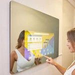 android smart vanity mirror bath led mirror with 110v