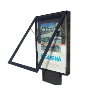 animated advertising light box Outdoor double sided scrolling system light box advertising