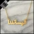 Import Anniversary Pendant Jewelry 316L Stainless Steel Gold Plated Custom Arabic Name Necklace from China