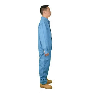 anti-acid and alkali anti-static suit wear-resistant breathable work clothes with CE ASTM