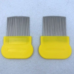 Anti Pet Dog Stainless Steel Metal Head Lice Comb for Pet