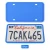 Import Anti shock Rust-proof Number Plate Holder Universal American Auto Car Silicone License Plate Frame Black from China