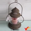 antique mini tealight hurricane candle lantern
