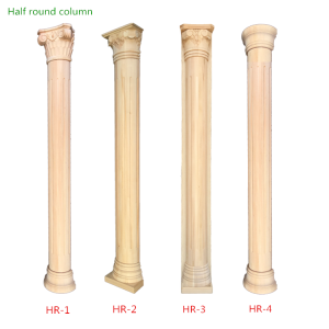 Antique solid wood column molds and roman pillar for sale