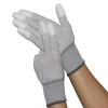 Antistatic Non-Disposable Pu Top Fit Coated Safety Gloves ESD Factory Price White PU Coated finger