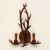 Import Antler wall lamp American Rural retro personality deer head candle lamp living room dining room bar aisle industrial wind side l from China