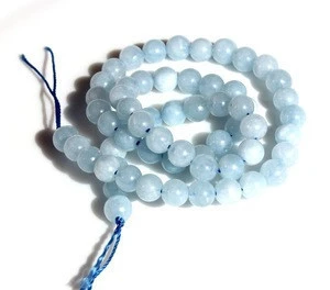 Aquamarine All Size Loose Beads DIY Strands Natural Round beads