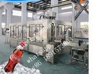 Automatic carbonated energy beverage washing,filling and sealing production line